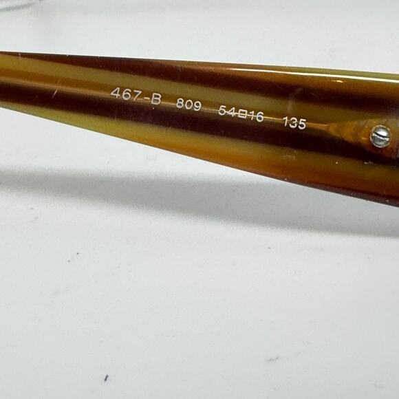 Bvlgari‎ 467-B 809 Eyeglasses Frames Full RIm 54-16-135 Brown H18989